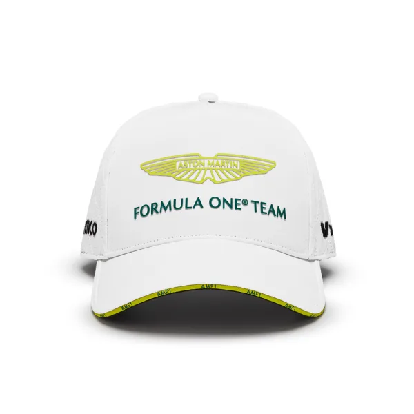 Aston martin team baseball cap 2024, white, Adult