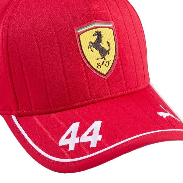Ferrari hamilton #44 b/ball cap 2025, dark cherry, Unisex - Image 3
