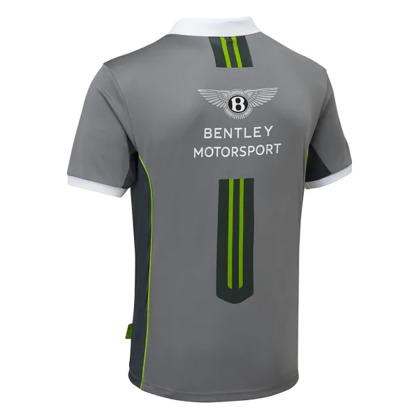 Bentley team polo shirt, Grey, Mens - Image 2