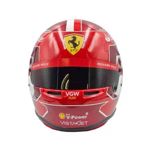 Leclerc 2024 f1 helmet + d/case, 1:1