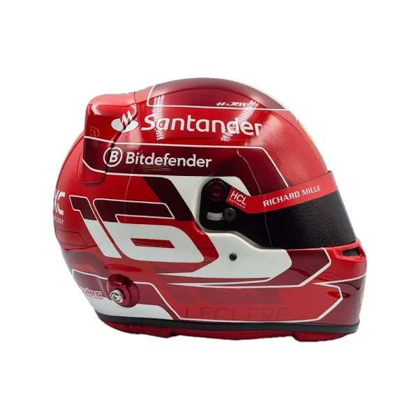 Leclerc 2024 f1 helmet + d/case, 1:1 - Image 2