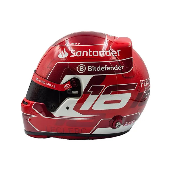 Leclerc 2024 f1 helmet + d/case, 1:1 - Image 3