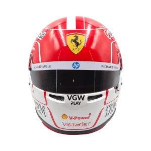 Charles Leclerc 2025 helmet + d/case, 1:1