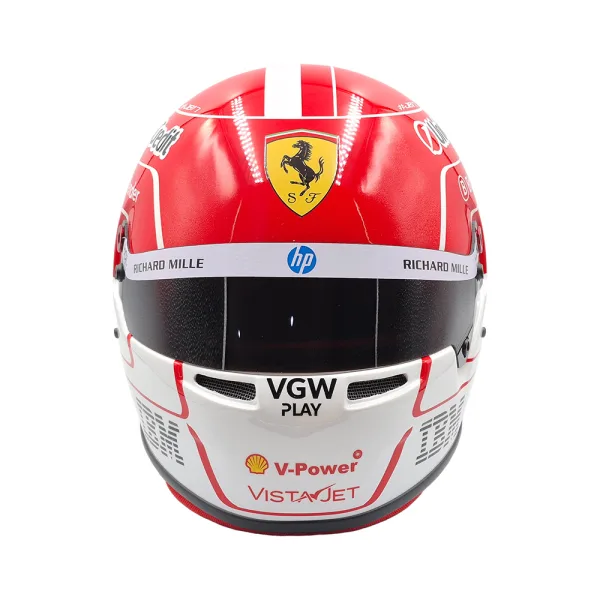 Charles Leclerc 2025 helmet + d/case, 1:1