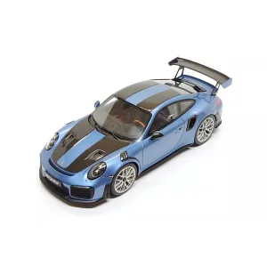 Porsche 911 gt2 rs blue, gt spirit, 1:18