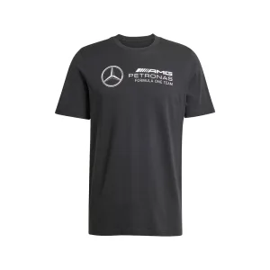 Mercedes f1 dna graphic tee shirt, black, Mens