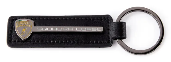 Lamborghini leather keyring