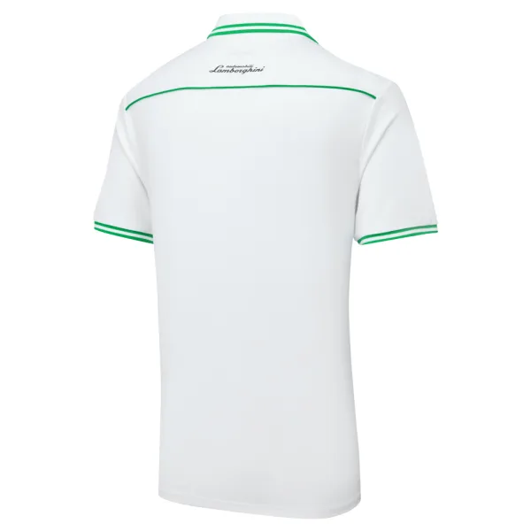 Lamborghini travel polo shirt, white, Mens - Image 4