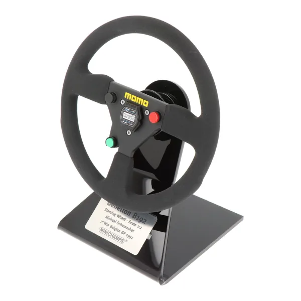 Schumacher mini steering wheel benetton b192 1:2 - Image 2