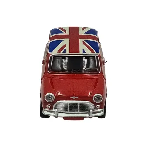 Mini cooper s tartan red w/flag on roof 1964 1:54