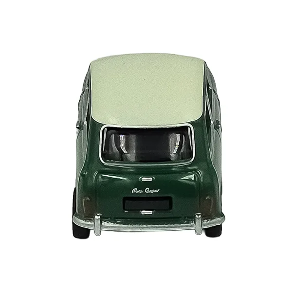 Mini cooper s 1964 green, flag on bonnet 1:54 - Image 5