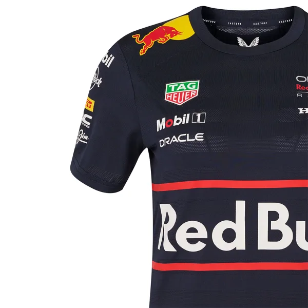 Red bull f1 team tee shirt 2025, blue, Ladies - Image 5