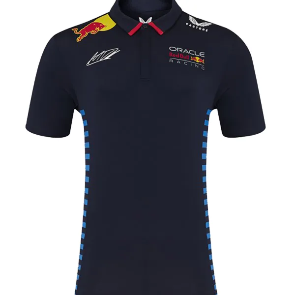 Red bull #1 verstappen polo shirt 2024,navy, Mens