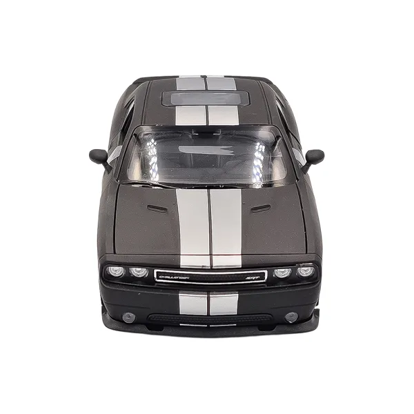 Dodge challenger srt matt black 2012 1:24