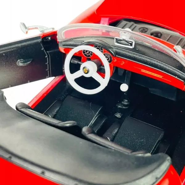 Porsche 356a speedster convertible red 1/24 - Image 5