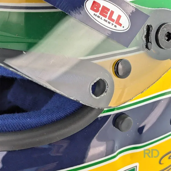 Ayrton senna 30yrs legacy mini helmet + d/case - Image 6