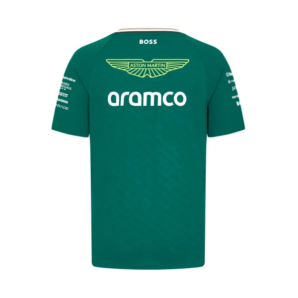 Aston martin team tee shirt 2024, green, Mens - Image 2