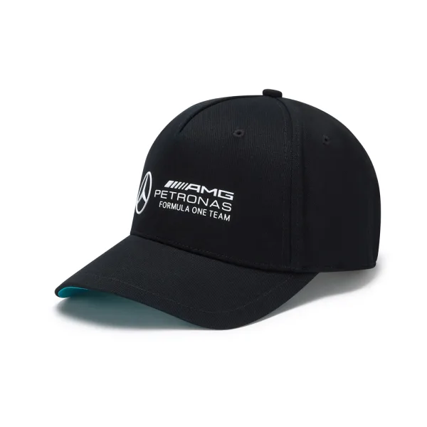 Mercedes large logo baseball cap, black, Adult - Image 2
