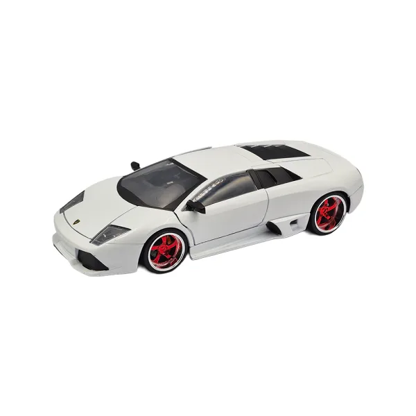 Lamborghini murcielago lp640 white  1/24 - Image 8