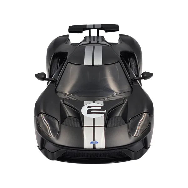 Ford gt matt blk/silver stripe 201 1/24