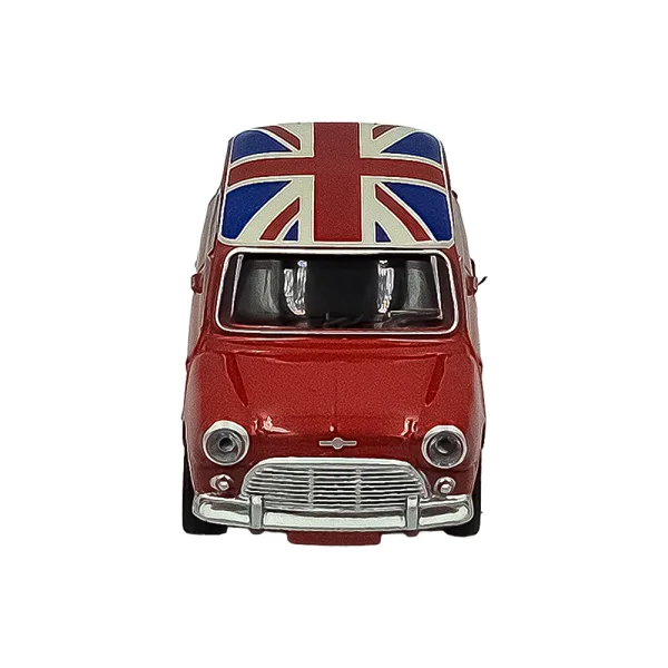 Mini cooper s tartan red w/flag on roof 1964 1:54