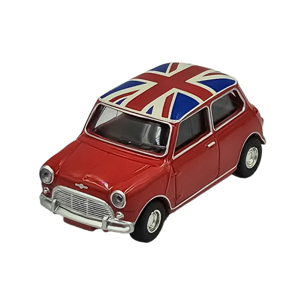 Mini cooper s tartan red w/flag on roof 1964 1:54 - Image 2