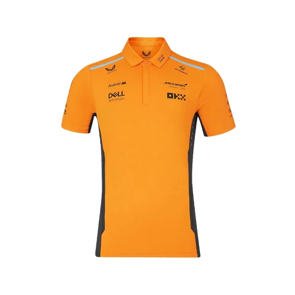 Mclaren f1 team polo shirt 2024, Mens