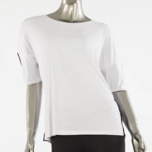 Ferrari soft fitting tee shirts, white, Ladies