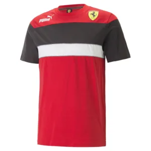 Ferrari race tee shirt rosso corsa, red, Mens