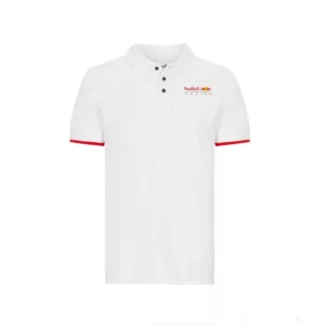 Red bull classic polo shirt, white, Mens