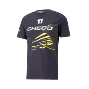 Red bull checo #11 tee shirt, Navy, Mens