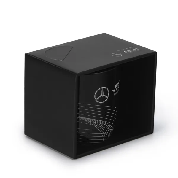 Mercedes team logo mug, black - Image 3