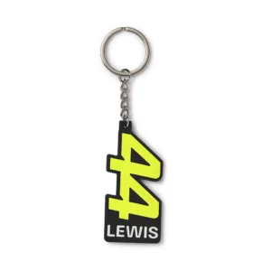 Mercedes hamilton keyring, yellow