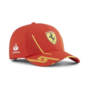 Official Ferrari sainz baseball cap 2024, red, Kids