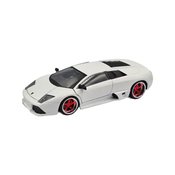 Lamborghini murcielago lp640 white  1/24 - Image 8