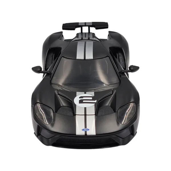 Ford gt matt blk/silver stripe 201 1/24