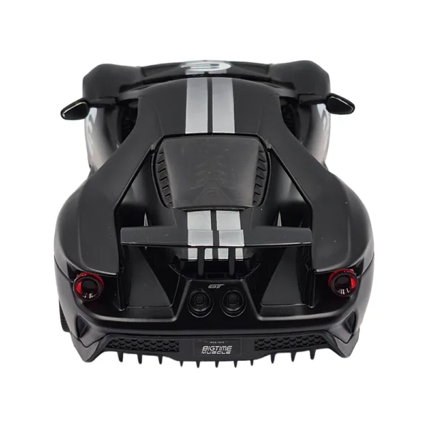 Ford gt matt blk/silver stripe 201 1/24 - Image 5