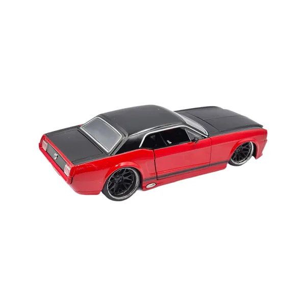 Ford mustang gt bigtime muscle red/blk 1965 1/24 - Image 4