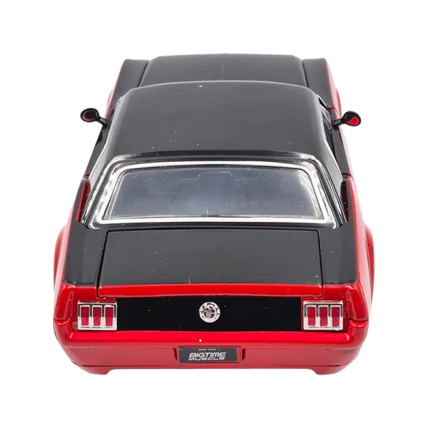 Ford mustang gt bigtime muscle red/blk 1965 1/24 - Image 5
