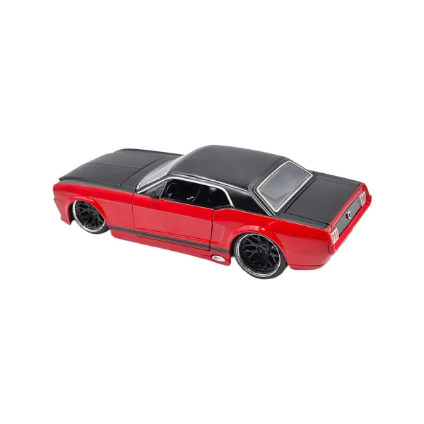 Ford mustang gt bigtime muscle red/blk 1965 1/24 - Image 6