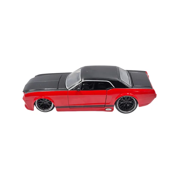 Ford mustang gt bigtime muscle red/blk 1965 1/24 - Image 7