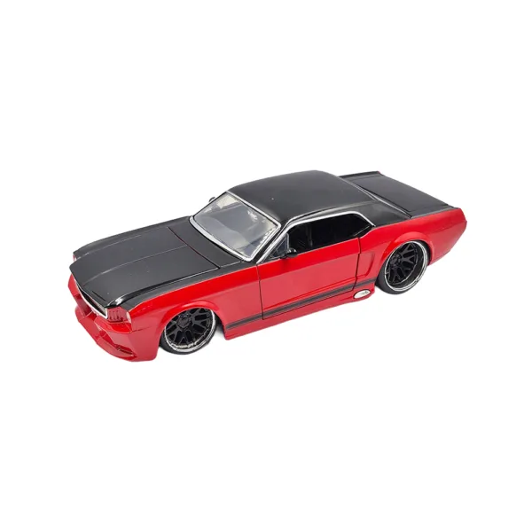 Ford mustang gt bigtime muscle red/blk 1965 1/24 - Image 8