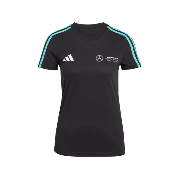 Mercedes f1 dna tee shirt, black, Ladies