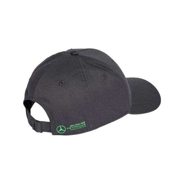Mercedes fan cap solid grey, Unisex - Image 2