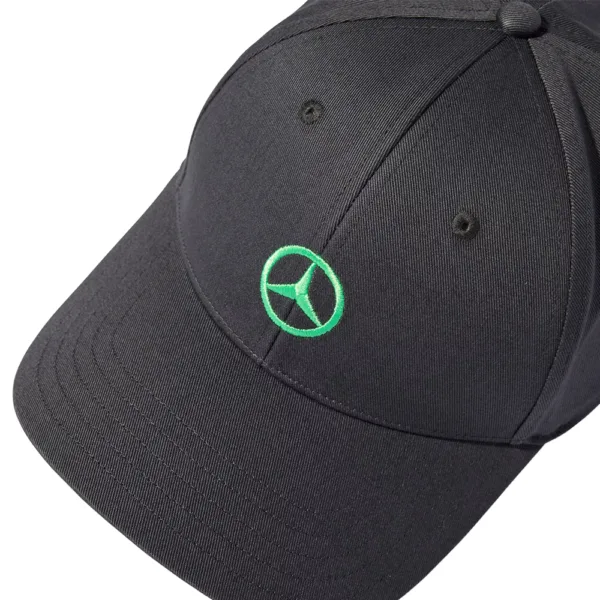 Mercedes fan cap solid grey, Unisex - Image 3