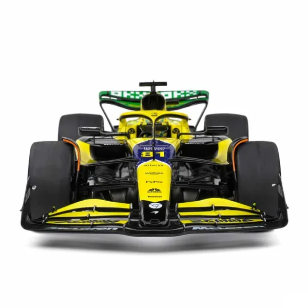 Mclaren mcl38 piastri #81 senna livery model car