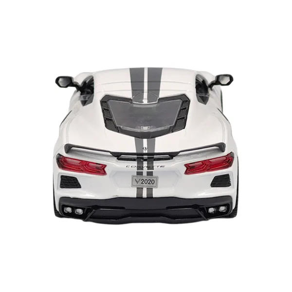 Chev corvette c8  white 2020 1:24 - Image 5