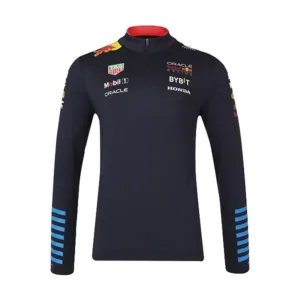 Red bull team 1/4 zip sweater 2024, sky blue, Unisex