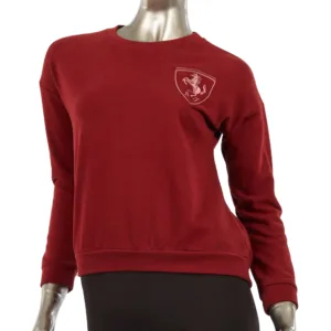 Ferrari fleece cneck sweater, girls, red, Kids
