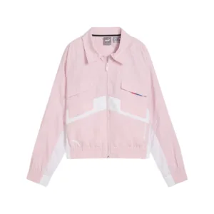 Bmw mms woven jacket, pink, Ladies